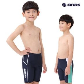 스키즈 남아 5부 실내수영복바지 민트네이비 키즈 주니어 SE5BS513PNV_P425142458