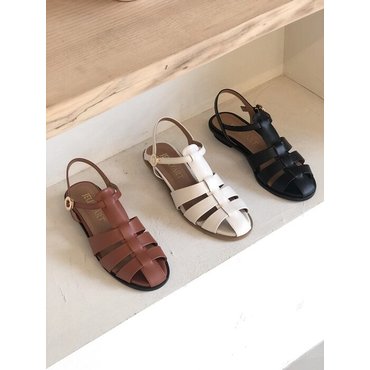 쥬다르 fisherman strap  flat sandal  (4color)