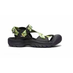 4843782 Keen Womens Zerraport Ii Sandals In Tarragon Black