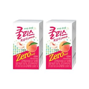 동원 쿨피스 복숭아제로 140ml 24개