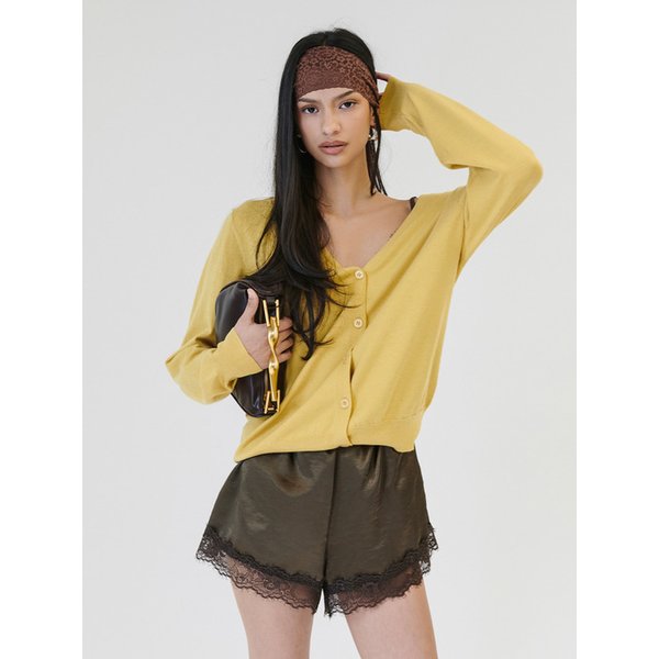 Awesome Satin Lace Pant [BROWN]