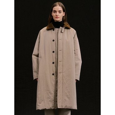 위메농(Oui mais non) Isaac corduroy padded comfy-coat