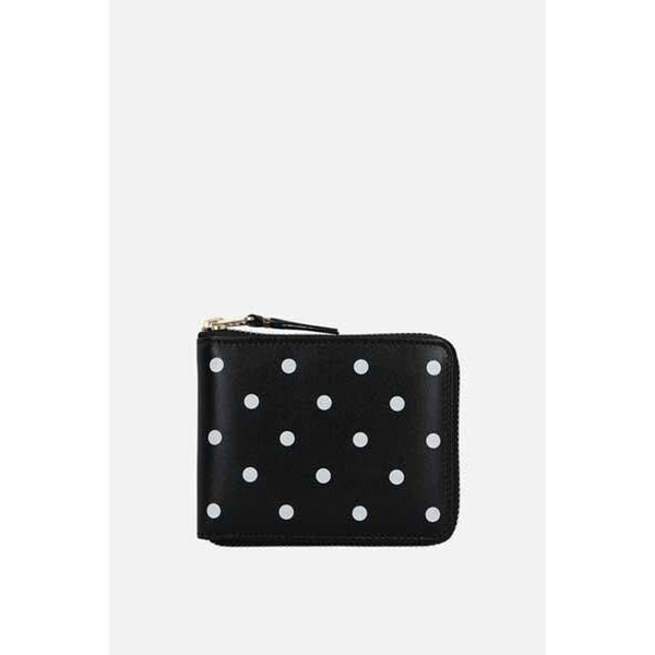 라프리마 꼼데가르송 폴카 도트 반지갑 블랙 SA7100PD 1