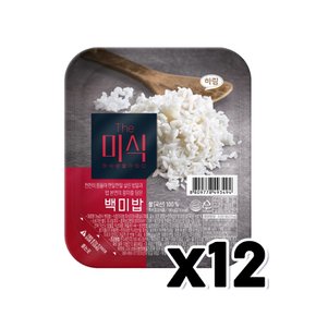 더미식 백미밥 즉석밥 180g x 12개