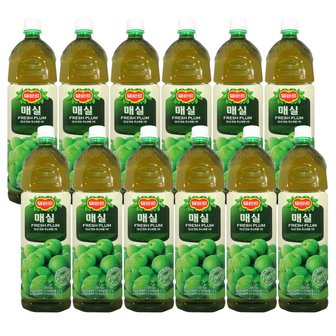  델몬트 매실 1.5L x 12펫 / 쥬스 주스 음료 과즙음료