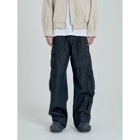 Nonfade Wide Cargo Pants (Black)