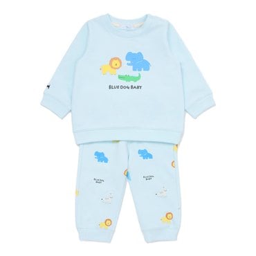 블루독베이비 BL)사파리 상하세트(45170-672-01)