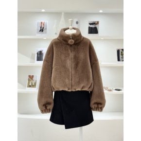 [여주점] 여성 퍼 하이넥 집업 자켓 (L254PSG760)