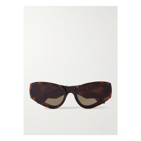 파울라 이비자 캣아이 톨토이즈셸 아세테이트 선글라스 브라운 1647597359315528