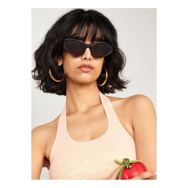 파울라 이비자 캣아이 톨토이즈셸 아세테이트 선글라스 브라운 1647597359315528