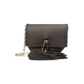 4675556 ZAC Zac Posen Belay Mini Saddle Crossbody - Fringe