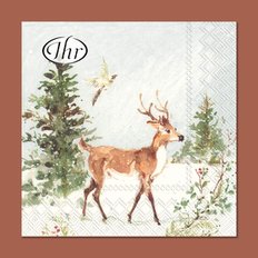 런치냅킨 Woodland Deer and Moose (L826800)