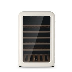 레트로 컴프레서 와인셀러 MEW-HR19W 19병 와인냉장고 / 크림베이지