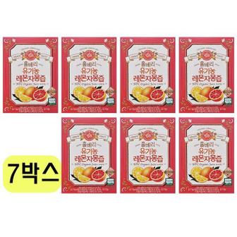 셀러허브 홀베리 유기농 레몬자몽즙 20g x 14포 x 7박스 CZ (S33152028)