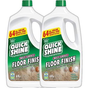 Quick Shine Multi Surface Floor Finish 퀵사인 강화 마루닥 광택 클리너 세정제 1893mL 2개