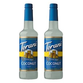 토라니 코코넛향 핸드크래프트 소다향 시럽 Torani Coconut Soda Flavoring 25oz 2개