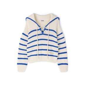 Marine Sailor Stripe Knit [2 COLOR]