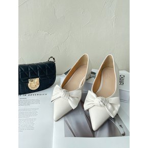 lily ribbon flat pumps_2color 2cm ODR20129