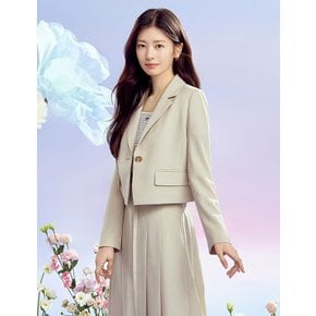 [정소민착용] 린넨라이크 크롭 자켓(3colors)_RMJKE24R13