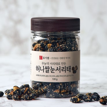 유기샘 허니쌀눈서리태 100g