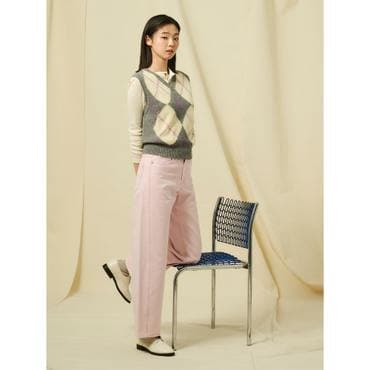 빈폴레이디스 오버 다잉 데님 팬츠  라이트핑크 (BF5221C03Y)
