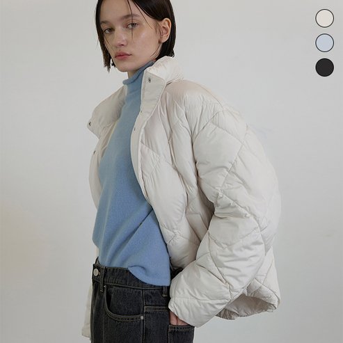 나인(Atelier Nain) (택가:219,000원)뮤즈 퀼티드 숏 패딩 점퍼(JP-538)