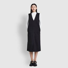 여 데님 V넥 원피스 J136201100084