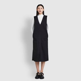 JAJU 여 데님 V넥 원피스 J136201100084