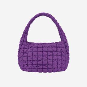 코스 퀼티드 오버사이즈 숄더백 퍼플 COS Quilted Oversized Shoulder Bag Purple