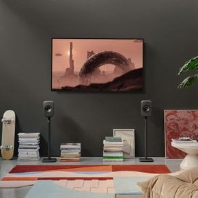 KEF LSX II LT - 무선 HiFi 도서 선반 스피카 스톤 화이트