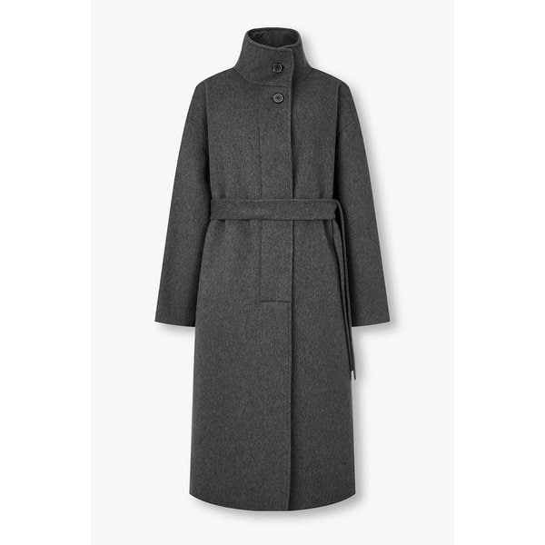 캐시미어 울 블렌드 벨티드 코트 7115416X92273