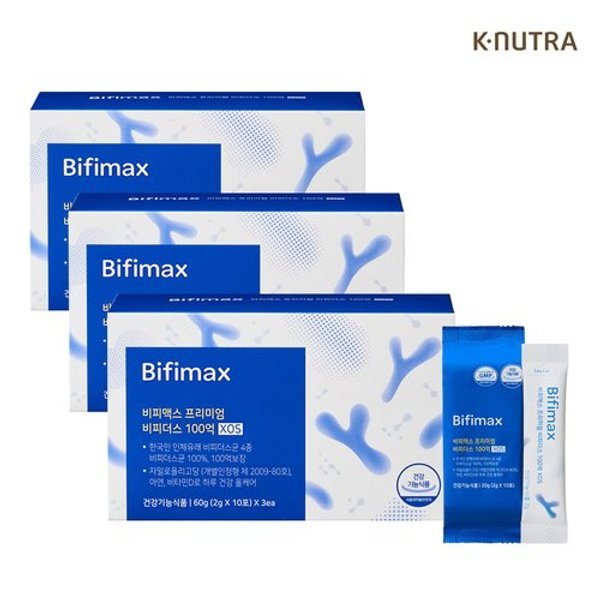 비피맥스 비피더스 유산균 프리미엄 100억 XOS 냉장배송 온가족 대...