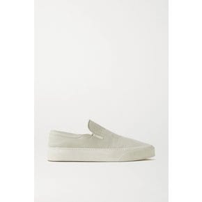 Marie H Canvas Slip-on Sneakers 스톤