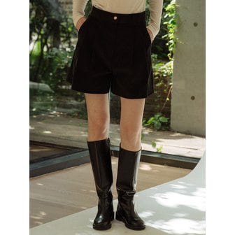 틸아이다이 Corduroy two turk short pants(Black)