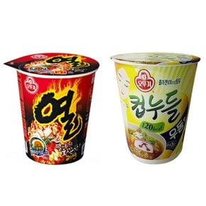 당일출고 오뚜기 소컵 열라면x12컵+컵누들 우동맛x12컵