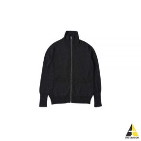 24 ZIP THROUGH CARDIGAN - CHARCOAL (MEKN0507S24IAM CHR) (집업 스루 가디건)