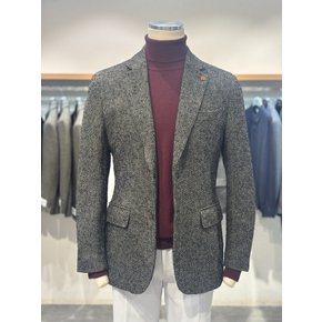 [파주점] 남성 23 F/W 브라운 울 혼방 투톤 비즈니스 캐주얼 콤비 자켓 RPKMBJ02A
