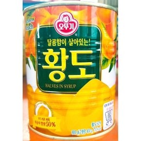 오뚜기 황도캔 하프컷 800g (WF21FCB)