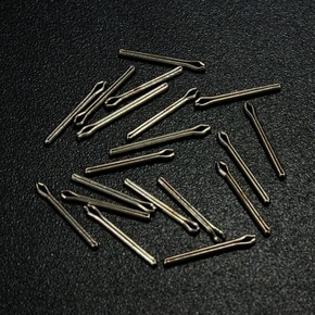 실버 1.0mm 1개입 포크형 시계줄 분할핀 바넷봉 교체핀 셀프 수리 시계부품 수리 브레이슬릿 링크