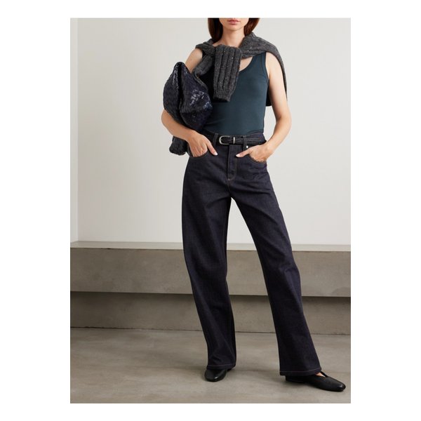 브루넬로쿠치넬리 골지 코튼 혼방 저지 탱크 네이비 46376663162898518