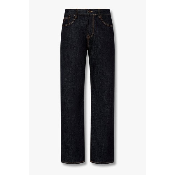 남성 슬림 핏 인디고 데님 팬츠 A415340003000