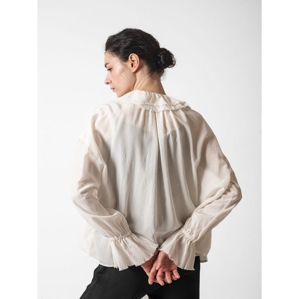 Silk Ruffle Blouse