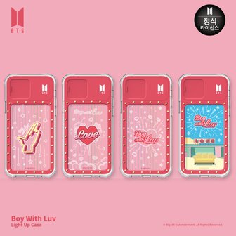 비티에스캐릭터 BTS Boy With Luv Light Up Case 보이 위드럽 라이트업 케이스