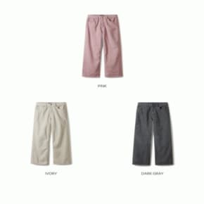 여성 코듀로이 와이드 팬츠/ Corduroy Wide Pants (F)_A WHTAE4T33F