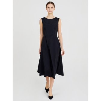 HAVELESS SLEEVELESS FLARE DRESS BLACK