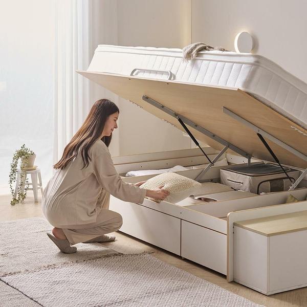 무빙업 E0 리프트업 수납 침대프레임 퀸 Q