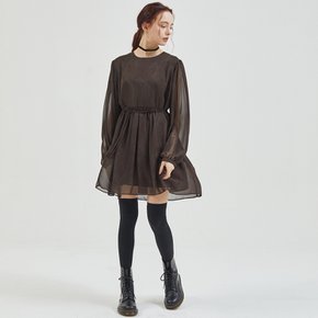 Ellis Chiffon OnePiece Brown