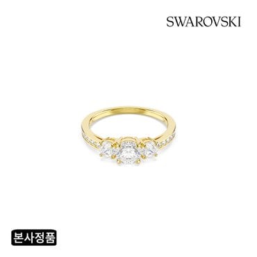 스와로브스키 [본사정품/쇼핑백증정] Stilla Attract 골드 톤 반지 5723295_5723294_5723293
