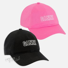 소프트웨어 로고 캡모자 A3430/A4603 GANNI SOFTWARE HEAVY COTTON CAP