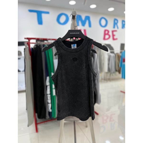 [여주점] 크롭핏W피그골지나시,여성크롭나시,BK컬러JHZZ11401